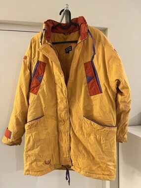 Vintage NYG New York Girl Retro Jacket Women's Parka Size Medium